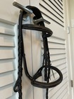 Nwt Cob Shires Avignon Fancy Stitched Raised Anatomically Crown   Laced Reins