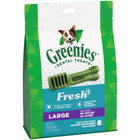Greenies Large Chewy Dental Dog Treats Fresh Spearmint - 12oz 8ct