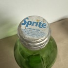 Vintage Green Glass Sprite Bottle With Lid 1960-1979