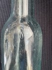 Rare A b g m Co  Blue  Glass Beer Bottle With Air Bubbles