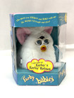 Tiger 1999 Baby Furby 70-940 White Fur Blue Eyes Open Box