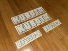 Kubota Bf350-a Loader Replacement Decals  set 4  Stickers 4x4 Diesel Tractor