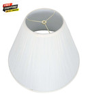 7x18x13  Empire Off-white Pleated Lamp Shade