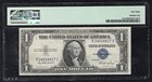 1935-e  1 Silver Certificate    fold Over Error    Pmg About Uncirculated-58