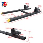 60 Inch Pallet Forks 4000lbs Clamp On Tractor Forks W adjustable Bucket Forks