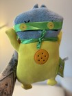Uglydoll Power Babo Superhero Plush Pillow Soft Cape Mask Yellow Green New