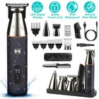 5-in-1 Men Electric Shaver Trimmer Razor Rechargeable Hair Beard Shaving Machine