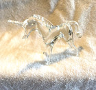 Vintage Hand-blown Clear Glass Animals Mythical Figures Unicorns  1 