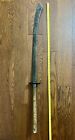 Antique Ming Dynasty Chinese Sword Double Handed Zhanmadao Weld Forging Blade