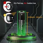 18650 Rechargeable Battery 9900mah   Charger For 26650 14500 16340 4 Pack