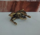 Vintage Solid Brass Deer Figurine Statue Christmas Home Decor
