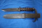Wwii Usn Mark 2 Fighting Knife Camillus Ny W  Nord-6581 Bm Co Scabbard -original