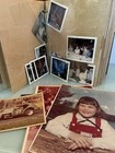 Vintage 50s 60s 70s Family Photo Album  Hundreds Of Photos Mounted   Loose Nice