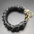 30cm Genuine Leather Braided Handle Strap Purse Handbag Weaving Replacement