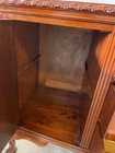 Antique Mahogany English Chippendale Style Server Sideboard  Buffet