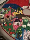 Christmas Tree Skirt - Handmade Peruvian Embroidered Large 41    Allpa Fair Trade 