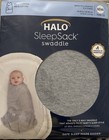 Halo Sleepsack Swaddle For Newborns 3 Way Adjustable Safe Sleep Heather Grey