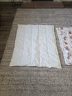 Kids Baby Crib Toddler Size White Duvet Comforter Quilt Insert With Cover