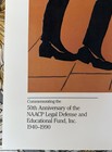 Original Vintage Jacob Lawrence Poster To The Defense 1990 Naacp 50th