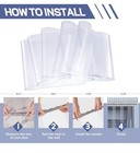 141 w X 118 l  pack Of 24  Plastic Strip Curtain