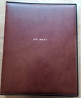 Exposures Red Faux Leather Scrapbooks  Portfolios  17x13x2 -large New Dick Tracy