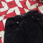 Vintage 1950s 60s Black Velvet Pedal Pusher Pants Women   s Western Style As Is
