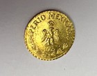 1865 Peso Mexico Mexican Maximiliano Emperador Gold Mini Coin 22k Genuine