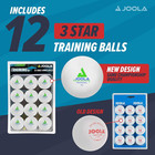 Training 3 Star Table Tennis Balls 12  60  Or 120 Pack - 40 mm Regulation Bulk P