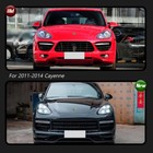 Pair Headlights For Porsche Cayenne 2011-2014 Led Front Head Lamps Assembly