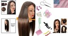 Hair Mannequin Head 28  Real Hair Training Head For Cosmetology With 9 Tools