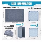 Bokon Foldable Puzzle Board 2000 Pieces 46 X 31  6 Sorting Trays