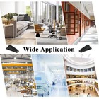 4 Pack Rubber Door Stoppers For Bottom Of Door  Wedge  Stackable Floor Stops
