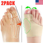 Big Toe Bunion Splint Straightener Corrector Foot Pain Relief Hallux Valgus 2x