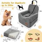 Dog Car Seat For Small medium Dogs Memory Foam Dog Booster Seat Travel Safety   
