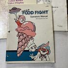Original Food Fight Set  Atari  Arcade Video Game Manual