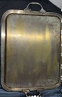 Silver Plated Oval Vintage Platter 14x12 Made In Mexico Hand Made