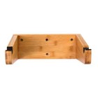 Bamboo Bike Mount With Removeable Shelf