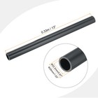 Pvc Rigid Round Pipe 22 2mm Id 26mm Od 330mm Dark Grey High Impact