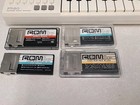 Vintage Casio Pt-82 32 Key Electronic Keyboard  Synthesizer 4 Rom Packs And Case