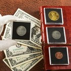 20pcs Coin Box With Sponge Display Box Collector Silver Dollar Protection Box Us