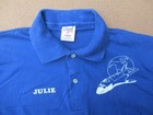 Vtg 1980s Space Shuttle Team Mission Polo Shirt  Nasa