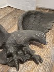 Vintage 30  Cast Metal American Eagle Wall Plaque Federal Americana Decor Usa