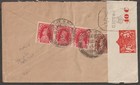 Jn India 1945 Wwii Censored Cover To Us