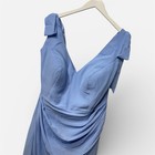 Jj   s House Chiffon Mermaid Bridesmaid Dress Nwt V-neck Floor-length Trumpet Bow