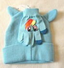 Girl s My Little Pony Ski Hat And Glove Set - One Size Fits Most - Nwt