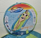 Swimways Spring Float Adult Pool Raft W  Mesh Pillow - Great Deal Summer    