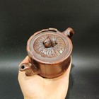 Yixing Zisha Teapot Yellow Tea Sand Fired Oriental Teaware Set Craft Sculpture