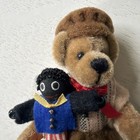 World Of Miniature Bears   Golly Bear Figurine Fred 1999 Wood Base