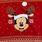 Disney Mickey Mouse Red Christmas Sweater With Santa Hat   Reindeer Lights 3xl