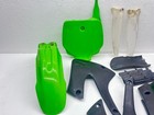 Plastics Green Fits Kawasaki Kx100 2005-2013 Kit Shroud Fender Panel Guard Kx   
